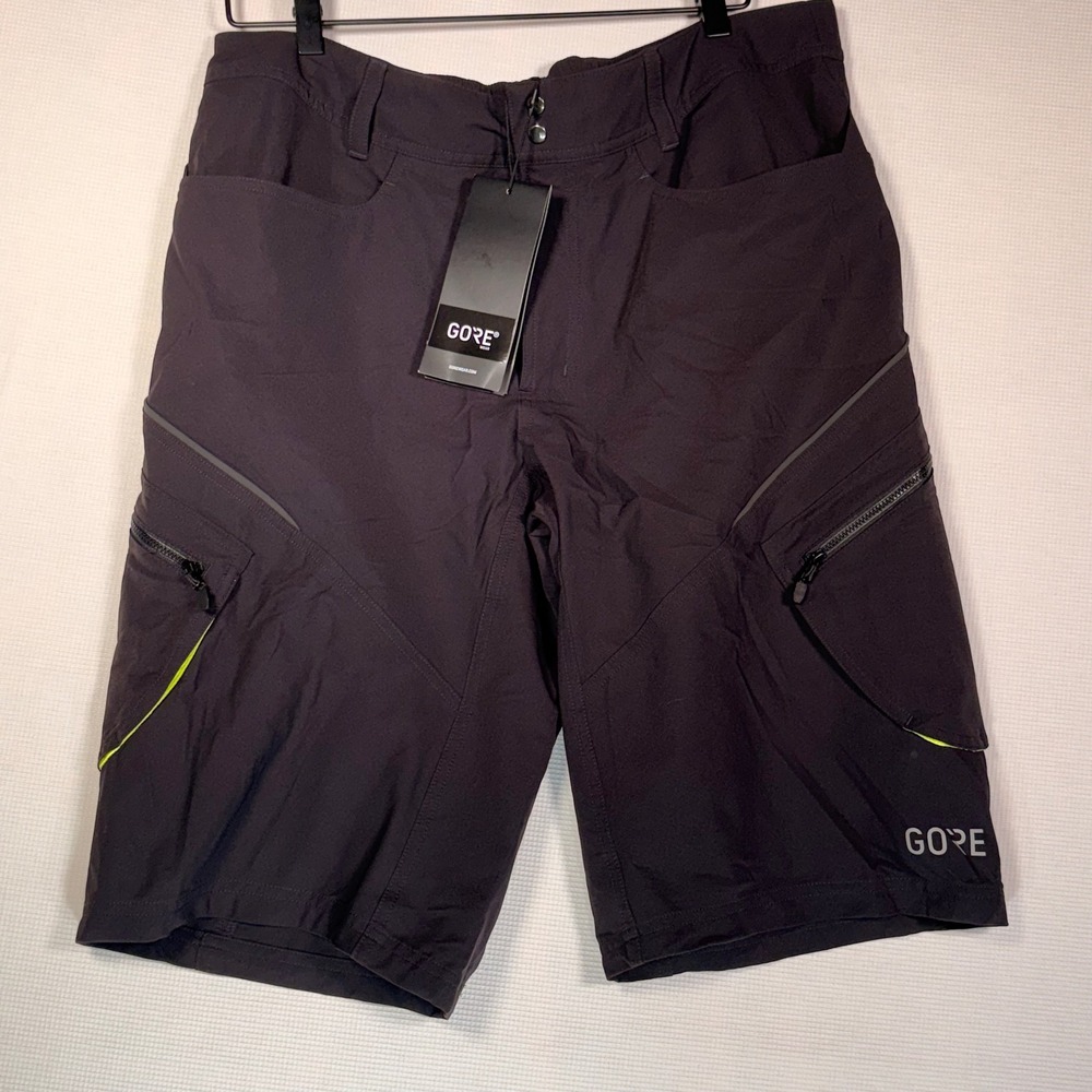 Gore Wear C3 Trail‎ Shorts Mens XL Black Mountain Biking Cargo Shorts 100047 NEW - Picture 4 of 8